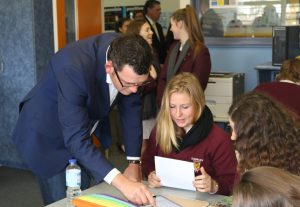 Premier visits Sunbury and Kyneton colleges