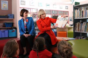 Premier’s wife visits Romsey Primary School