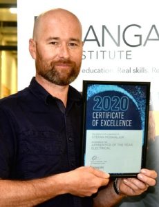 Apprentice a real live wire