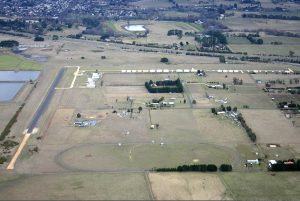 Airfield in holding pattern