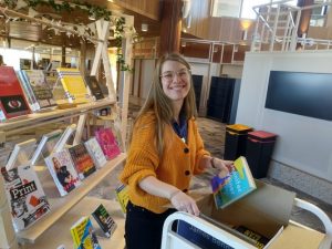 Sign of the times as library reopens