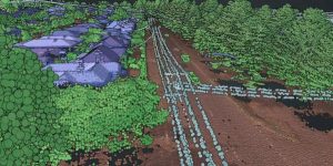 Choppers scan power lines