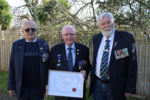 Top honour for veteran
