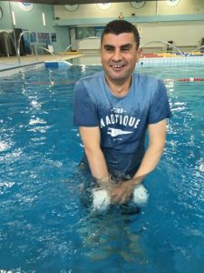 Pool program for vision impaired