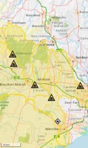 Flood warning for parts of the shire