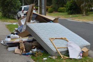 Rubbish behaviour from illegal dumpers