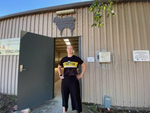 Siren blares for trees tug of war