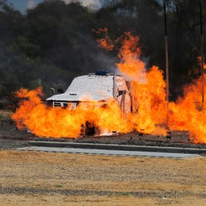 Foam fit out to protect firefighters