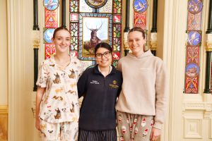 Students sponsor a bed