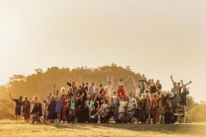 Frocks flock to rock