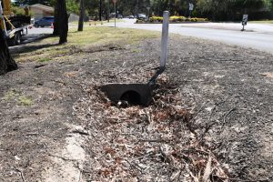 Resident raises drain concerns