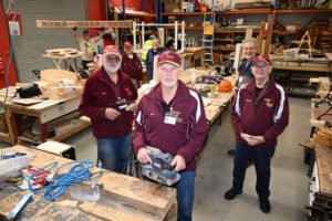 Step inside the shed