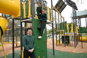Playing on at Mount Macedon Primary