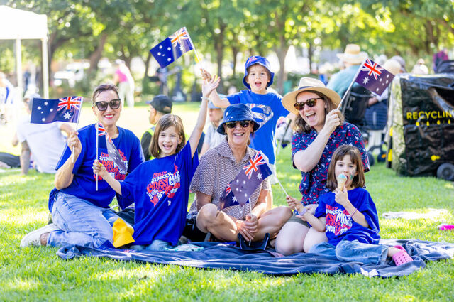 Australia Day in the park