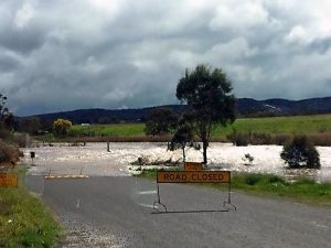 Wild weather floods the Ranges