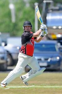 Allen leads Riddell with his bat