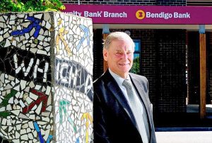 Bank boss pulls up stumps