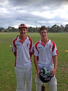 Brothers-in-arms celebrate twin tons for Romsey