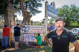 Vandals attack “loud fence” at Salesian College