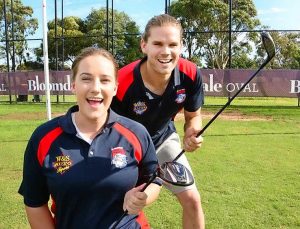 Kids tee off with their heroes