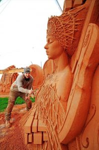 International sand sculptors visit Romsey