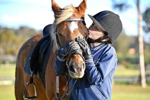 Chloe O’Rourke rides for Sunbury Primary School