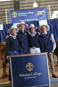 Salesian College Sunbury above the herd