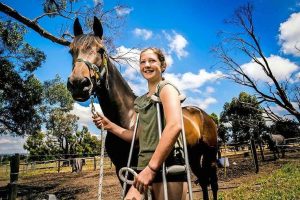 Lancefield’s Alison Noble is riding high