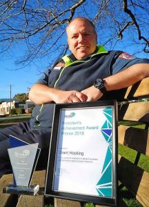 Woodend’s Grant Hocking awarded for stroke care