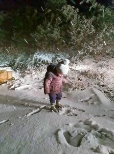 The white stuff arrives