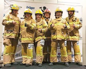 Fireys take giant steps