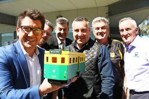 All aboard sports tram