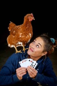 One peck of a talent