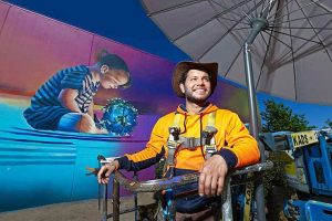 Mural’s message a climate warning