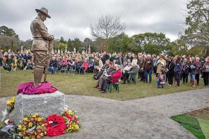 WWI centenary statue unveiled at Gisborne