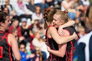 Bombers fly to a turn at the top