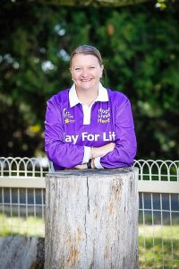 Night owls getting relay ready