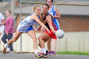 The three ‘Rs’ hand out a netball lesson